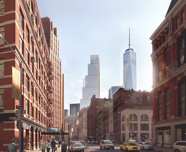 WTC from Tribeca ©BIG - Bjarke Ingels Group