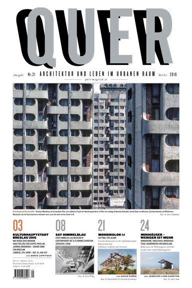 Cover Nr. 21/16 © Quer Magazin