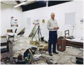 Bruce Nauman, Kiesler-Preisträger 2014, in seinem Atelier in New Mexico © Jason Schmidt, Courtesy Sperone Westwater, New York