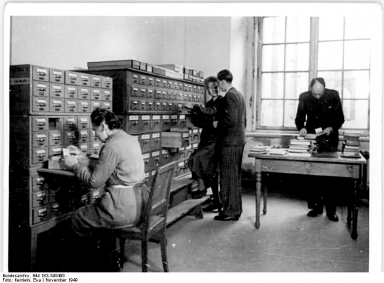 Katalog der Berliner Staatsbibliothek 1949 ©Bundesarchiv