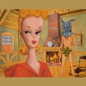 Rotkäppchen Barbie, 2007 130 x 170 cm, Öl auf Leinwand -small © Christy Astuy