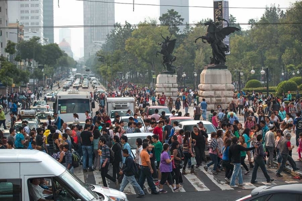 Mexico City crossing ©Audi Urban Future Initiative